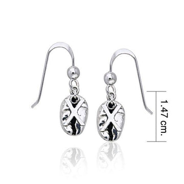 X Coffee Bean Earrings TE606 - Jewelry